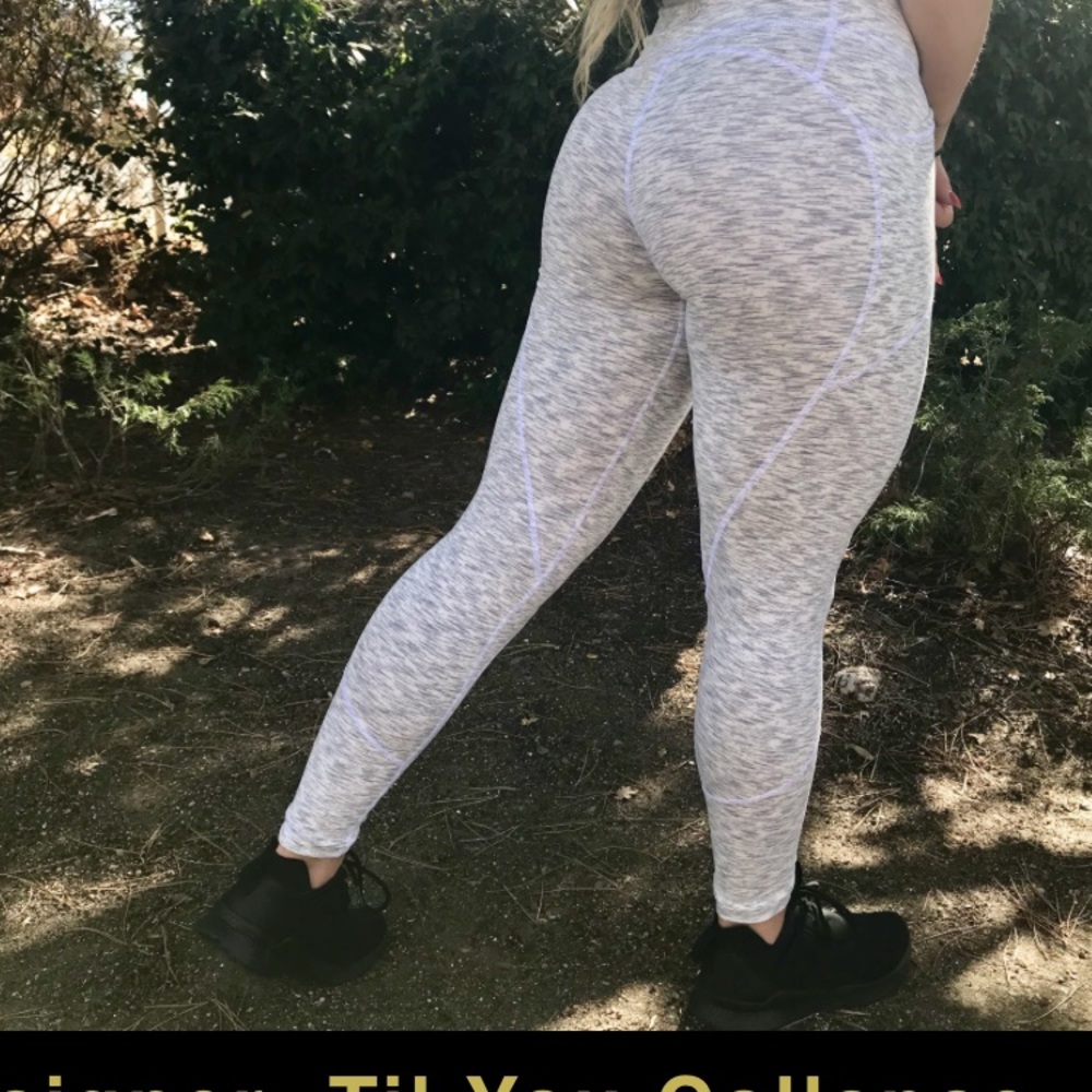 TilYouCollapse Speckled Grey Heart Booty